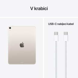 Apple iPad Air 11" (2026) / 256GB / M4 / WiFi + Cellular / Hvězdně bílý