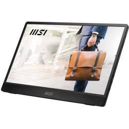 MSI PRO MP165 E6/ 15,6"/ 1920x1080/ IPS/ 4ms/ 60Hz/ 250cd/m2/ 1000:1/ HDMI/ VESA/ černý