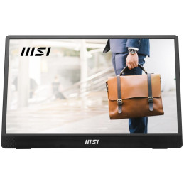 MSI PRO MP165 E6/ 15,6"/ 1920x1080/ IPS/ 4ms/ 60Hz/ 250cd/m2/ 1000:1/ HDMI/ VESA/ černý
