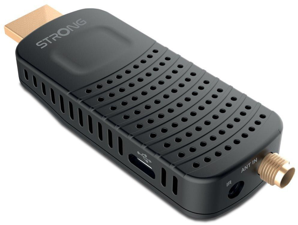 OPRAVENÉ - STRONG DVB-T/T2 tuner HDMI stick SRT 84/ Full HD/ H.265/HEVC/ externí anténa/ EPG/ PVR/ HDMI/ USB/ micro USB/...