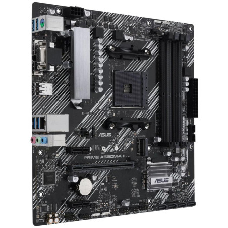 ASUS PRIME A520M-A II-CSM / A520 / AM4 / 4x DIMM / M.2 / D-Sub / HDMI / DP / mATX