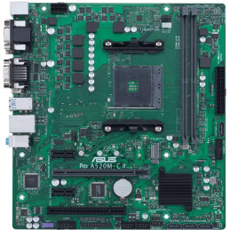 ASUS PRO A520M-C II/CSM / A520 / AM4 / 2x DIMM DDR4 / M.2 / D-Sub / DVI / HDMI / DP / mATX