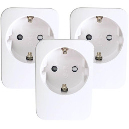 POUŽITÉ - IMMAX NEO LITE SMART sada 3x chytrá vnitřní zásuvka v2/ bez kolíku (typ F)/ Wi-Fi/ Google Assistant/ Amazon A...