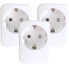 UŻYWANE - Zestaw 3 inteligentnych gniazdek wewnętrznych IMMAX NEO LITE SMART v2/ bez bolca (typ F)/ Wi-Fi/ Asystent Google/ Amaz