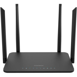 OPRAVENÉ - THOMSON dvoupásmový router THWR 1200/ Wi-Fi 802.11a/b/g/n/ac/ 1200 Mbit/s/ 2,4GHz a 5GHz/ 4x LAN/ 1x WAN/ 1x ...