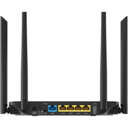 OPRAVENÉ - THOMSON dvoupásmový router THWR 1200/ Wi-Fi 802.11a/b/g/n/ac/ 1200 Mbit/s/ 2,4GHz a 5GHz/ 4x LAN/ 1x WAN/ 1x ...