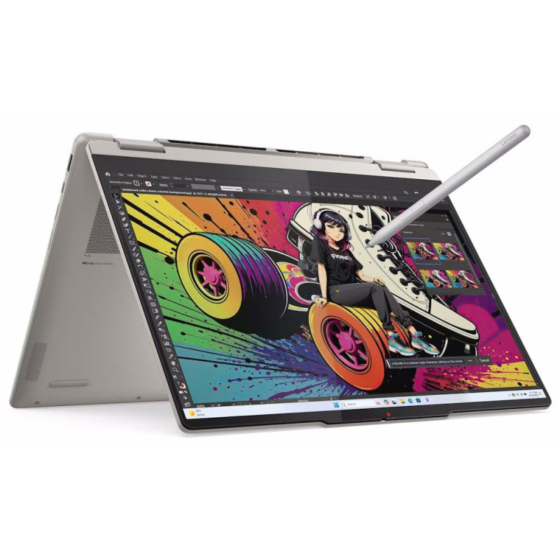 Lenovo Yoga 7 14AKP10 / Ryzen AI 7 350/ 16GB DDR5/ 1TB SSD/ Radeon Graphics/ 14"WUXGA,touch/ W11H/ zlatý