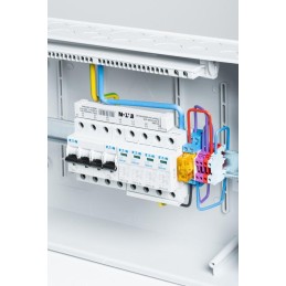 Solarmi AC25N0 osazený rozvaděč pro fotovoltaiku, jističe, chránič, N0, 3f, 25A