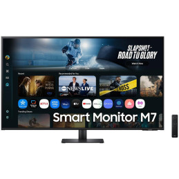 Samsung Smart Monitor M7 43" / M70F / 4K UHD 3840x2160 / 16:9 / VA / 4ms / 60Hz / HDMI/USB/USB-C/WiFi/BT/VESA/Repro
