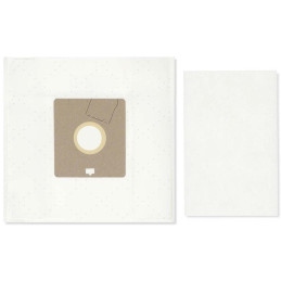 NEDIS sáčky do vysavače/ 4 kusy/ syntetické/ Nilfisk Go Series, Samsung VP77/ bílé