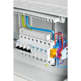 Solarmi AC40N0 osazený rozvaděč pro fotovoltaiku, jističe, chránič, N0, 3f, 40A