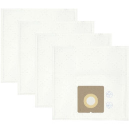 NEDIS sáčky do vysavače/ 4 kusy/ syntetické/ Dirt Devil Swiffy M 1550 - 1556 Series/ bílé