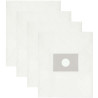 NEDIS Staubsaugerbeutel / 4 Stück / Synthetik / Halbuniversell / Weiß