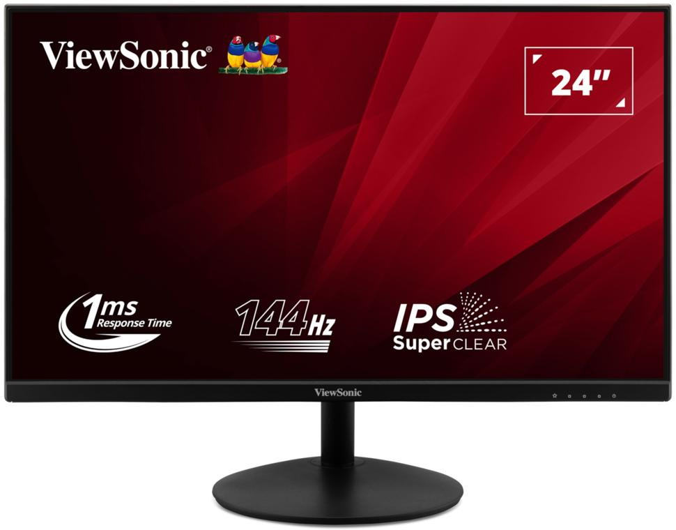 ViewSonic VA24E2-H 24" 16:9 (23.8") 1920 x 1080 SuperClear® IPS monitor, VGA a HDMI, 144Hz