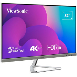 ViewSonic VX3276-4K-MHD-2 32" 16:9, 2560 x 1440 VA monitor,75Hz,10 bit colour, 2 HDMI, DP, Mini  DP, speakers. stříbrný