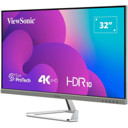 ViewSonic VX3276-4K-MHD-2 32" 16:9, 2560 x 1440 VA monitor,75Hz,10 bit colour, 2 HDMI, DP, Mini  DP, speakers. stříbrný