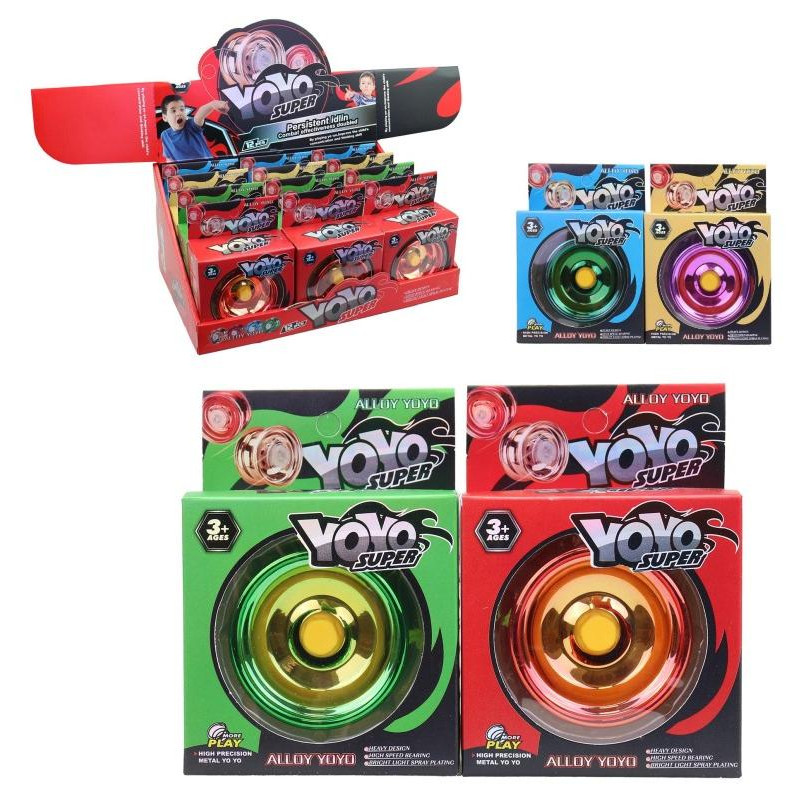 Yo-Yo 12 ks v display boxu, 6 cm