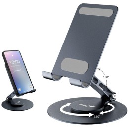 GENIUS G-Stand M100 přenosný stojan na telefon, otočný 360°, naklápěcí, hliníkový