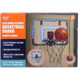 Basketbalový koš, na baterie