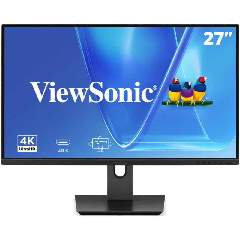 ViewSonic VG2719U-4K 27" UHD Frameless IPS Monitor with 2 HDMI, DP ,USB type C,USB, dual speakers, ergonomický stojan