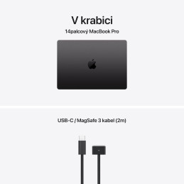 Apple MacBook Pro 14' (2025) / M5 / 10C CPU / 10C GPU / 32GB RAM / 1TB SSD / Vesmírně černý