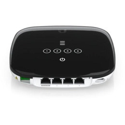 ROZBALENÉ - Ubiquiti UFiber WiFi6 - GPON klientská jednotka, Wi-Fi 6, 4x Gbit RJ45, SC/APC port, PoE 24V - Výprodej