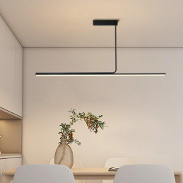 POŠKOZENÝ OBAL - IMMAX NEO LITE ASTA SMART závěsné svítidlo černé 125cm 28W podporou BEACON, Wi-Fi, TUYA