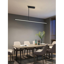 POŠKOZENÝ OBAL - IMMAX NEO LITE ASTA SMART závěsné svítidlo černé 125cm 28W podporou BEACON, Wi-Fi, TUYA