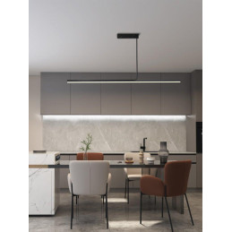 POŠKOZENÝ OBAL - IMMAX NEO LITE ASTA SMART závěsné svítidlo černé 125cm 28W podporou BEACON, Wi-Fi, TUYA