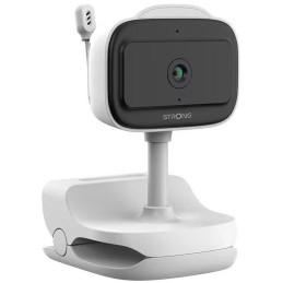 STRONG IP kamera DOVY/ dětská kamera/ bateriová/ Wi-Fi 4/ 3Mpix/ objektiv 3,6mm/ noční vidění/ SD/ 14 ukolébavek/ bílá