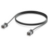 Ubiquiti UniFi Premium Patchkabel für den Außenbereich, 1 m – Patchkabel, Cat6a, für den Außenbereich, schwarz, 1 m