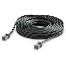 Ubiquiti UniFi Premium Patch Cable Outdoor 15m - Patch kabel, Cat6a, venkovní, černý, 15m