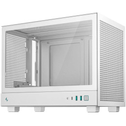 POŠKOZENÝ OBAL - DEEPCOOL skříň CH160 / miniITX / USB 3.0 / USB-C / prosklená bočnice / držadlo / bílá