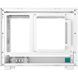 POŠKOZENÝ OBAL - DEEPCOOL skříň CH160 / miniITX / USB 3.0 / USB-C / prosklená bočnice / držadlo / bílá