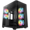 Obudowa DEEPCOOL CG590U 5F / ATX / wentylator 5x120mm ARGB / USB3.0 / USB-C / szkło zaokrąglone / czarna