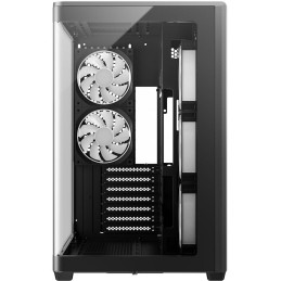 DEEPCOOL skříň CG590U 5F / ATX / 5x120mm ARGB fan / USB3.0 / USB-C / zaoblené sklo /  černá