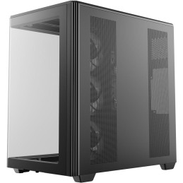 DEEPCOOL skříň CG590U 5F / ATX / 5x120mm ARGB fan / USB3.0 / USB-C / zaoblené sklo /  černá