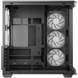 DEEPCOOL skříň CG590U 5F / ATX / 5x120mm ARGB fan / USB3.0 / USB-C / zaoblené sklo /  černá