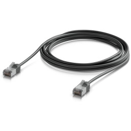Ubiquiti UniFi Premium Patch Cable Outdoor 3m - Patch kabel, Cat6a, venkovní, černý, 3m
