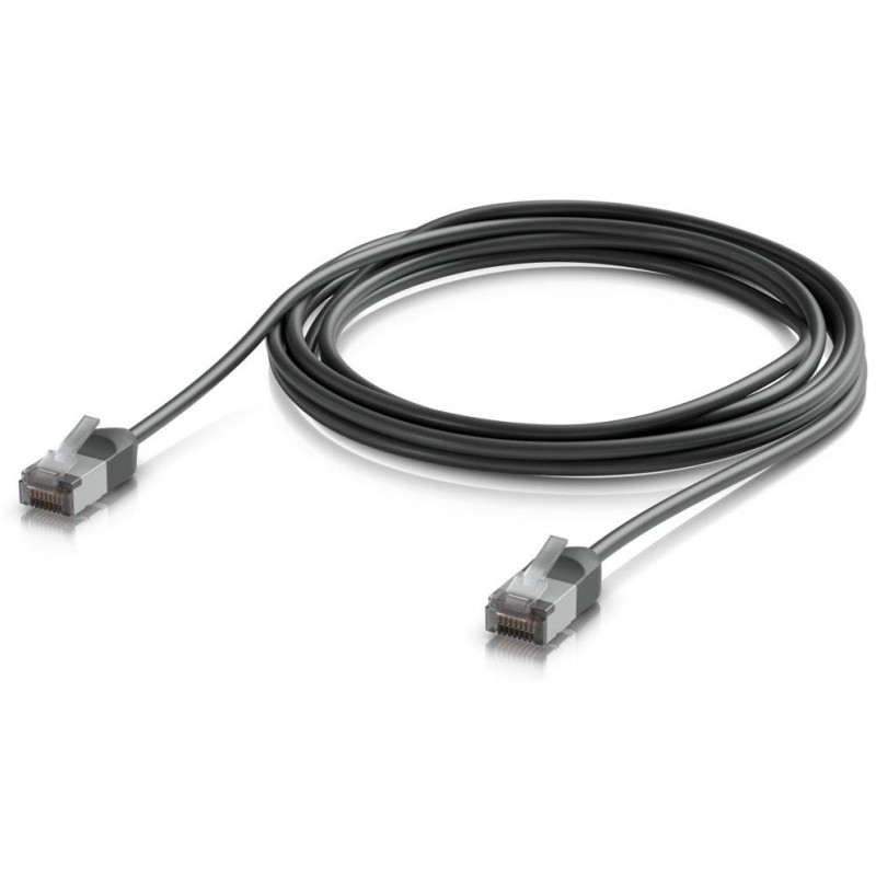 Ubiquiti UniFi Premium Patch Cable Outdoor 3m - Patch kabel, Cat6a, venkovní, černý, 3m
