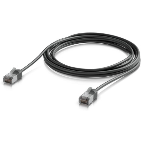 Ubiquiti UniFi Premium Patch Cable Outdoor 3m - Patch kabel, Cat6a, venkovní, černý, 3m