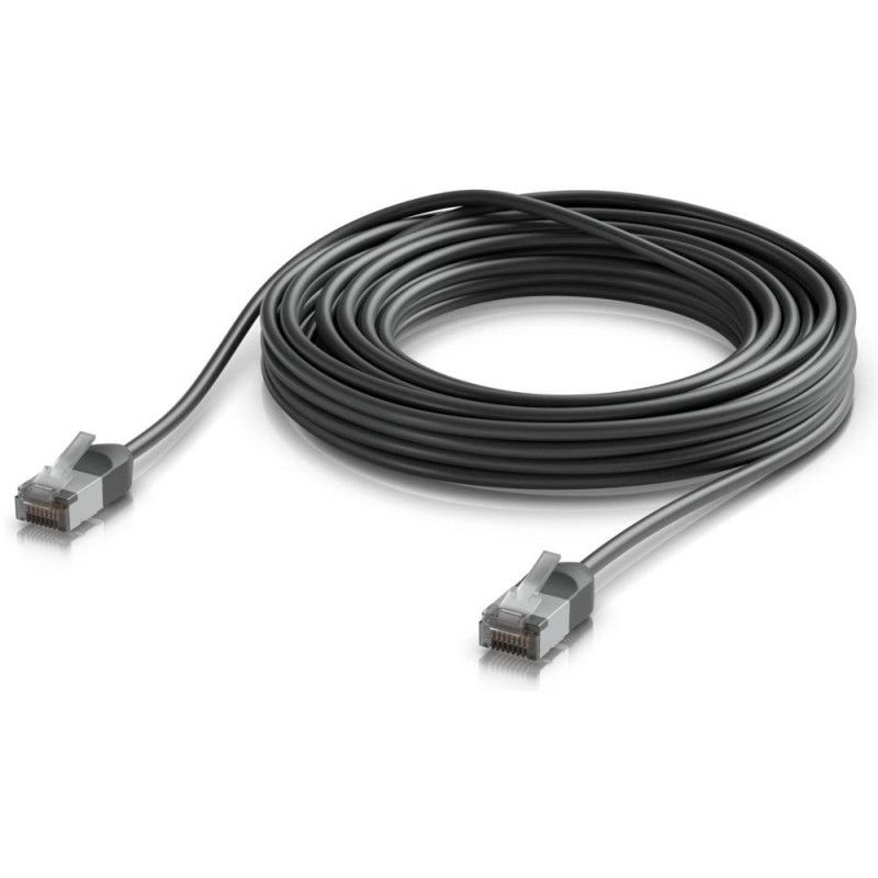 Ubiquiti UniFi Premium Patch Cable Outdoor 8m - Patch kabel, Cat6a, venkovní, černý, 8m