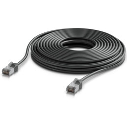 Ubiquiti UniFi Premium Patch Cable Outdoor 12m - Patch kabel, Cat6a, venkovní, černý, 12m