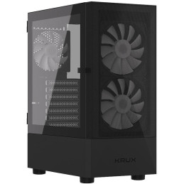 Krux skříň Vako RGB / ATX / 3x120mm RGB fan / 2xUSB 2.0 / USB 3.0 / černá