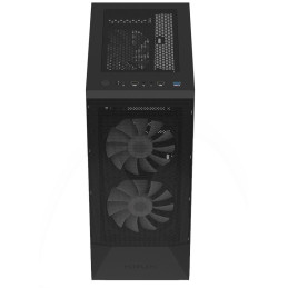 Krux skříň Vako RGB / ATX / 3x120mm RGB fan / 2xUSB 2.0 / USB 3.0 / černá