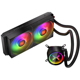 Krux vodní chladič CPU HydroX 240 ARGB / 2x120mm ARGB / PWM / AMD i Intel
