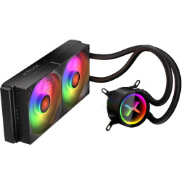 Krux vodní chladič CPU HydroX 240 ARGB / 2x120mm ARGB / PWM / AMD i Intel