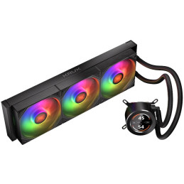 Krux vodní chladič CPU HydroGlance 360 ARGB LCD / 3x120mm ARGB / PWM / display / AMD i Intel