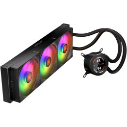Krux vodní chladič CPU HydroGlance 360 ARGB LCD / 3x120mm ARGB / PWM / display / AMD i Intel