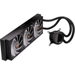Krux vodní chladič CPU HydroGlance 360 ARGB LCD / 3x120mm ARGB / PWM / display / AMD i Intel